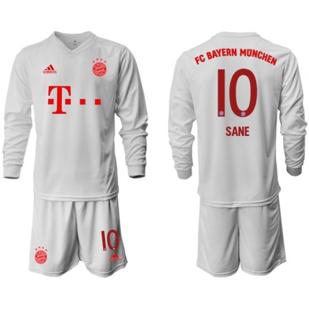 Camisetas Bayern de Múnich Leroy Sane 10 Niños Segunda Equipacion 2020/2021 Manga Larga